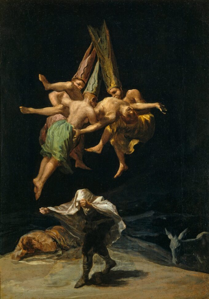 The Flight of the Witches - Francisco de Goya