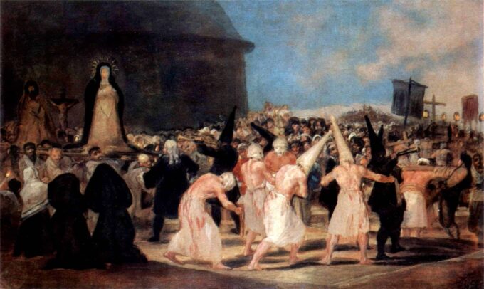 Procession of Flagellants - Francisco de Goya