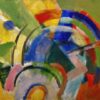 Petite composition IV - Franz Marc - Reproductions de tableaux et peintures haut de gamme