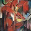 Les Renards - Franz Marc - Reproductions de tableaux et peintures haut de gamme