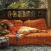 La sieste - Frederick Arthur Bridgman - Reproductions de tableaux et peintures haut de gamme