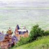 Villas à Trouville - Caillebotte - Reproductions de tableaux et peintures haut de gamme