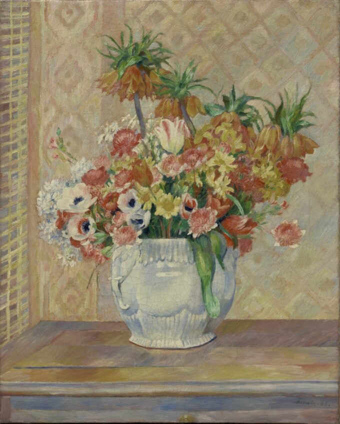 Still Life: Flowers by Pierre-Auguste Renoir - Oil Painting Reproduction