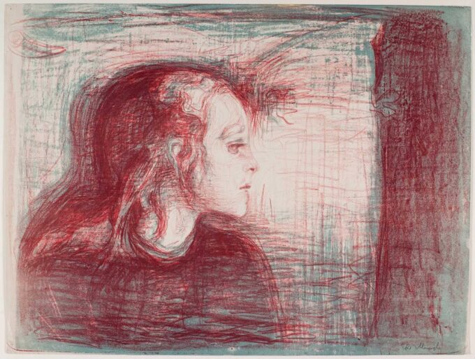 The Sick Child i - Edvard Munch