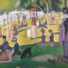 Un dimanche après-midi à l'île de la Grande Jatte - Georges Seurat - Reproductions de tableaux et peintures haut de gamme