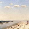 Plage de l'île de feu - Sanford Robinson Gifford - Reproductions de tableaux et peintures haut de gamme