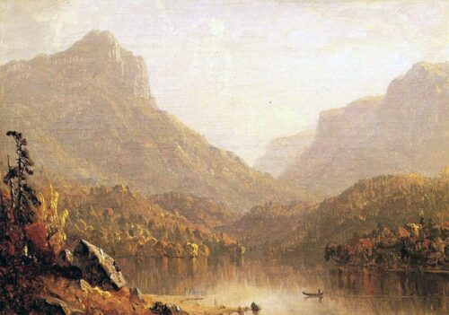 Scène du lac - Sanford Robinson Gifford - Reproductions de tableaux et peintures haut de gamme