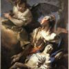 Ange sauvant Hagar - Giambattista Tiepolo - Reproductions de tableaux et peintures haut de gamme