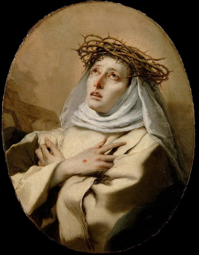 Saint Catherine of Siena - Giambattista Tiepolo