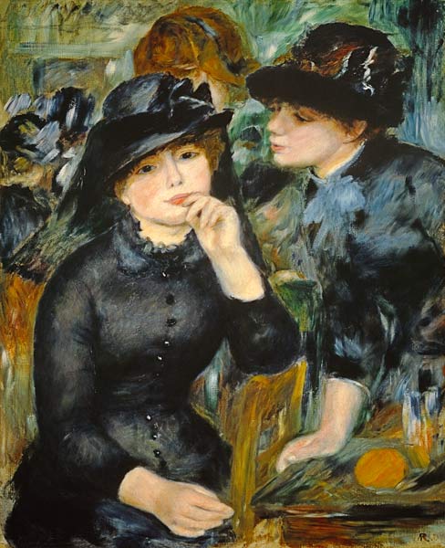 The Girls in Black - Pierre-Auguste Renoir