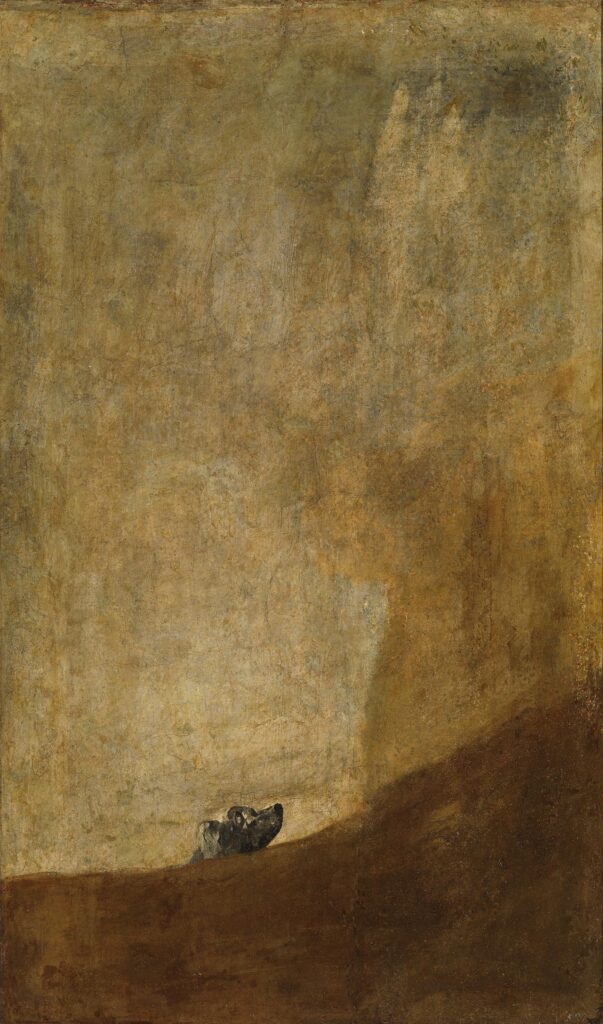 The Dog - Francisco de Goya