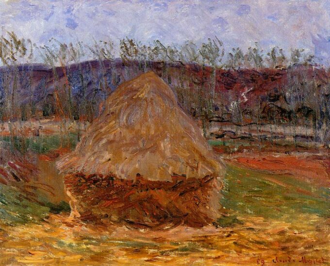 The Haystack at Giverny - Claude Monet