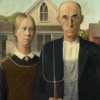 American Gothic - Grant Wood - Reproductions de tableaux et peintures haut de gamme