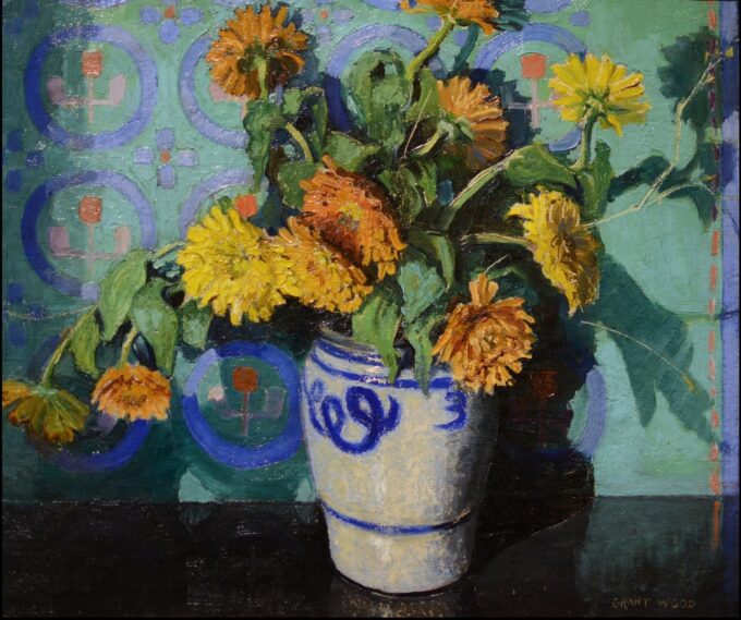 Marigolds - Grant Wood