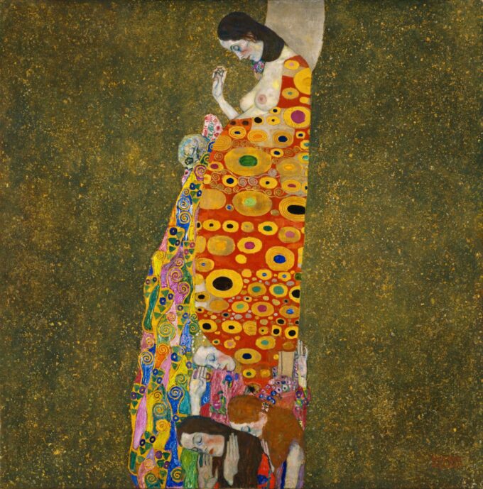 L'Espoir II ou Espoir II - Gustav Klimt - Reproductions de tableaux et peintures haut de gamme