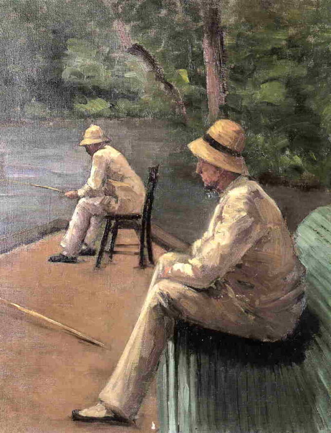 Fishermen on the Banks of the Yerres - Caillebotte