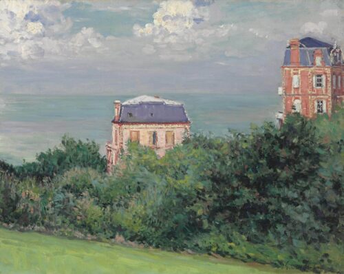 Ville à Villers-sur-mer - Caillebotte - Reproductions de tableaux et peintures haut de gamme