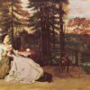 Dame de francfort - Gustave Courbet - Reproductions de tableaux et peintures haut de gamme