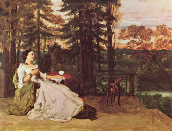 Lady from Frankfurt - Gustave Courbet