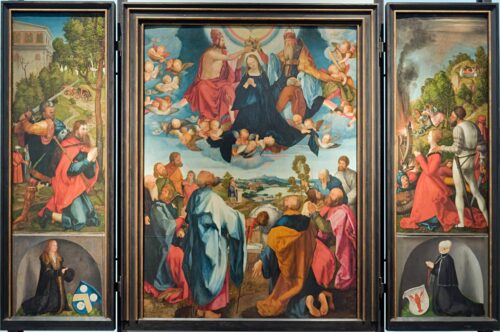 Retable Heller - Albrecht Dürer - Reproductions de tableaux et peintures haut de gamme