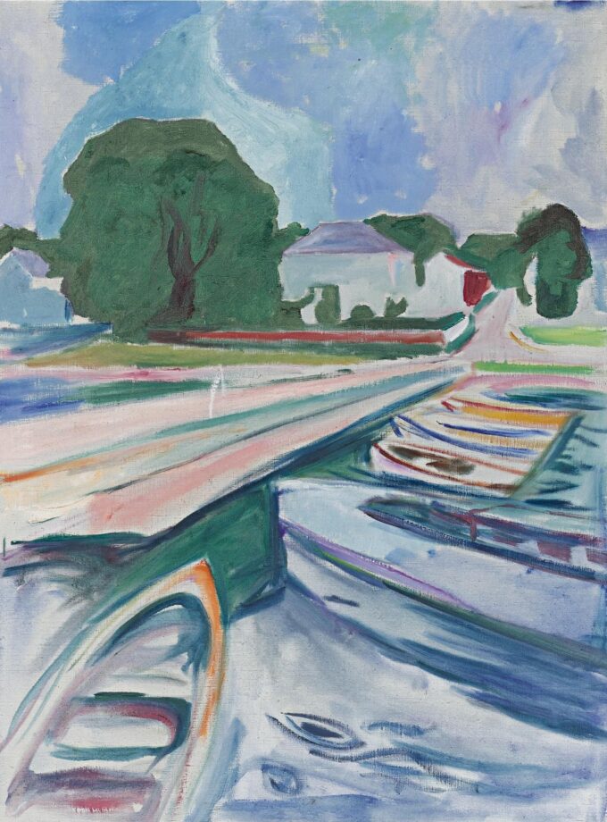 The Bridge at Aasgaardstrand - Edvard Munch