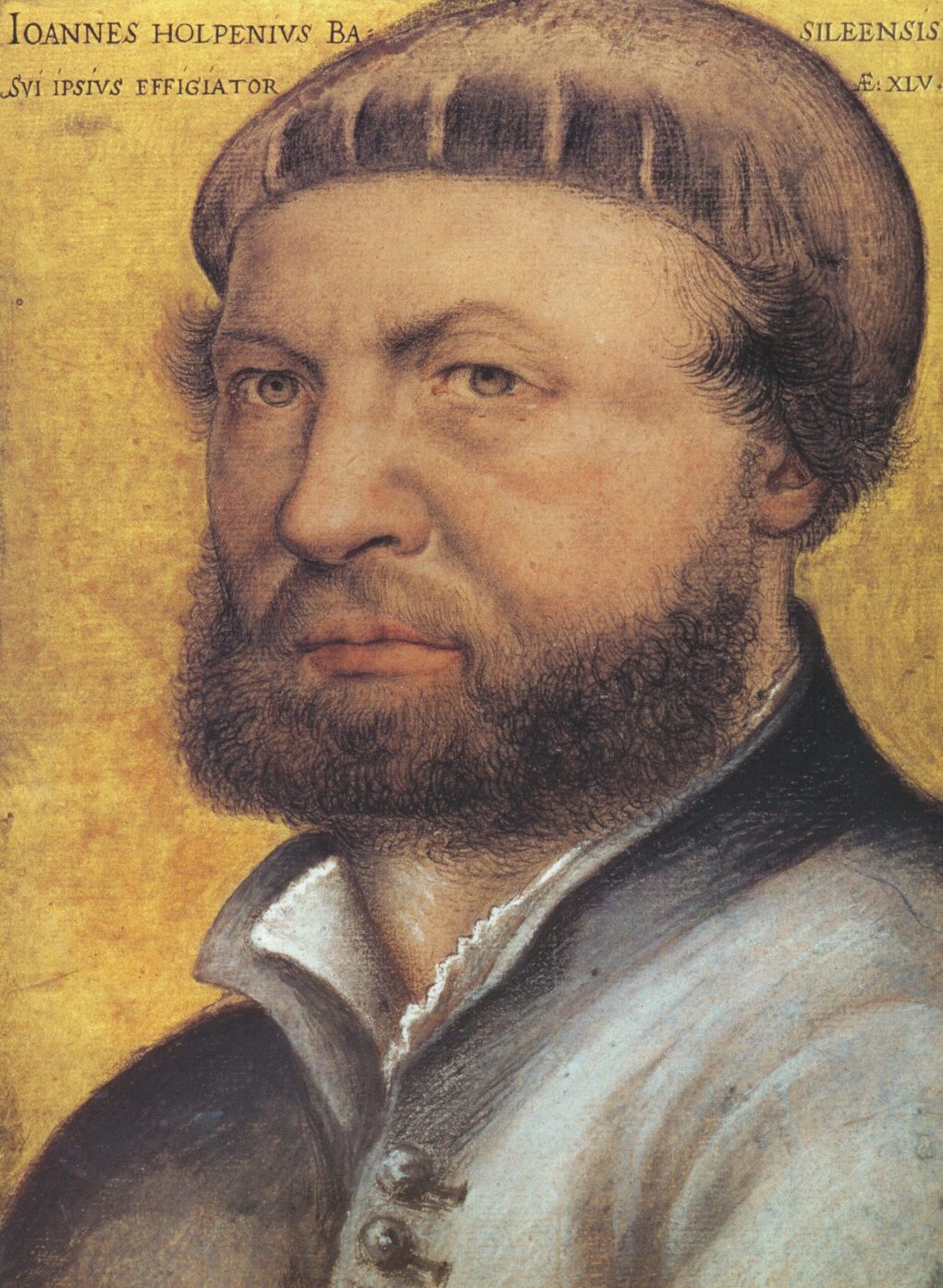 Autoportrait - Hans Holbein le Jeune - Reproductions de tableaux et peintures haut de gamme