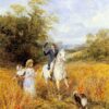 La promenade du matin - Heywood Hardy - Reproductions de tableaux et peintures haut de gamme