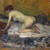 Nu à tête rouge accroupi - Toulouse Lautrec - Reproductions de tableaux et peintures haut de gamme