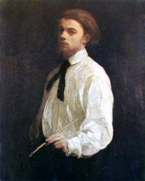 Autoportrait. Portrait de l'artiste âgé de 23 ans - Henri Fantin-Latour - Reproductions de tableaux et peintures haut de gamme