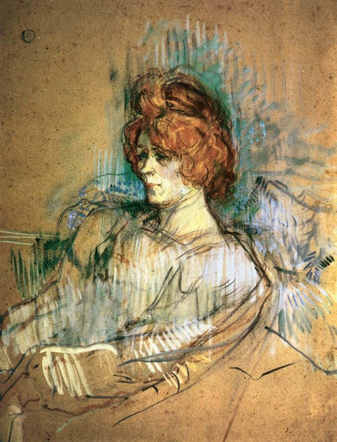 Seated Woman - Toulouse Lautrec