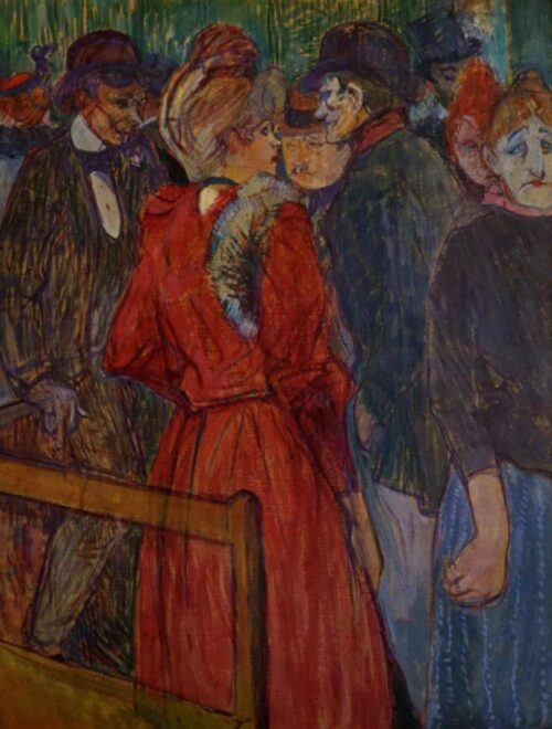 Au Moulin de la Galette - Toulouse Lautrec - Reproductions de tableaux et peintures haut de gamme