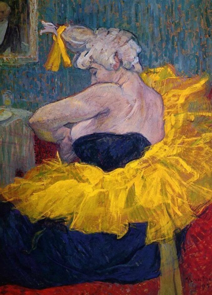 La Clownesse Cha-U-Kao - Toulouse Lautrec - Reproductions de tableaux et peintures haut de gamme