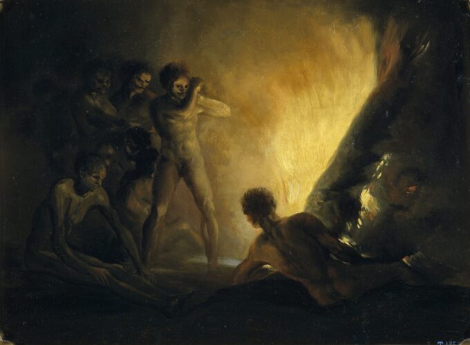 The Pyre - Francisco de Goya