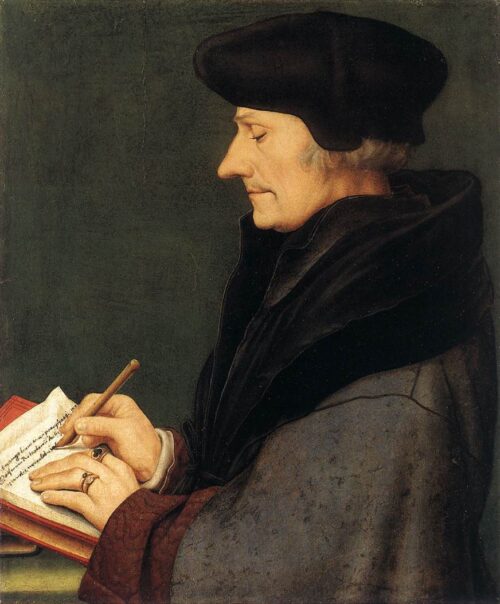 Desiderius Erasmus - Hans Holbein le Jeune - Reproductions de tableaux et peintures haut de gamme