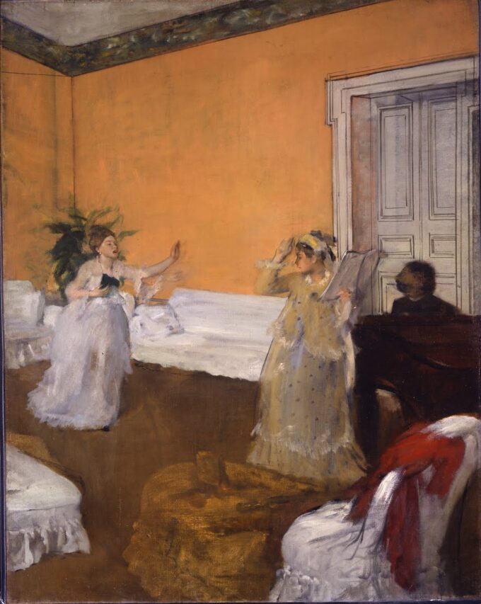 The Rehearsal of the Song - Edgar Degas