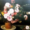 Nature morte avec asters - Gustave Courbet - Reproductions de tableaux et peintures haut de gamme