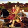 Un rêve du passé : Sir Isumbras au gué - John Everett Millais - Reproductions de tableaux et peintures haut de gamme