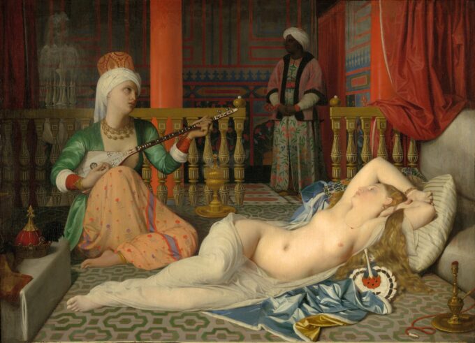 Odalisque with a Slave - Jean-Auguste-Dominique Ingres