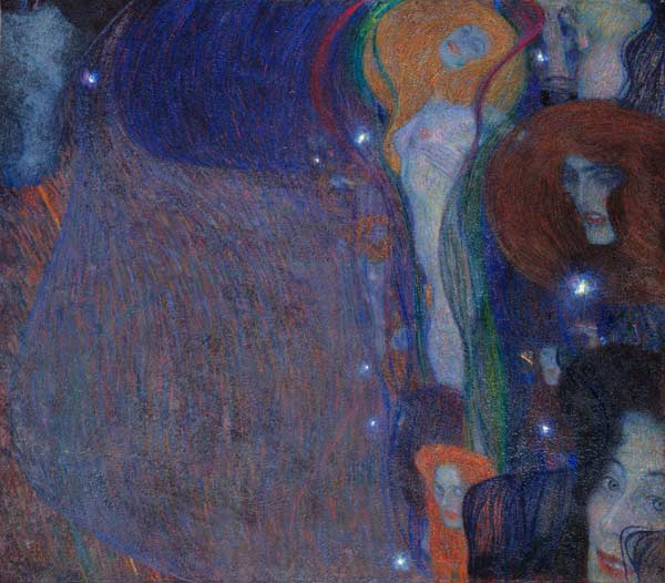 Will-o'-the-Wisps - Gustav Klimt