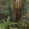 Boisé - Ivan Shishkin - Reproductions de tableaux et peintures haut de gamme