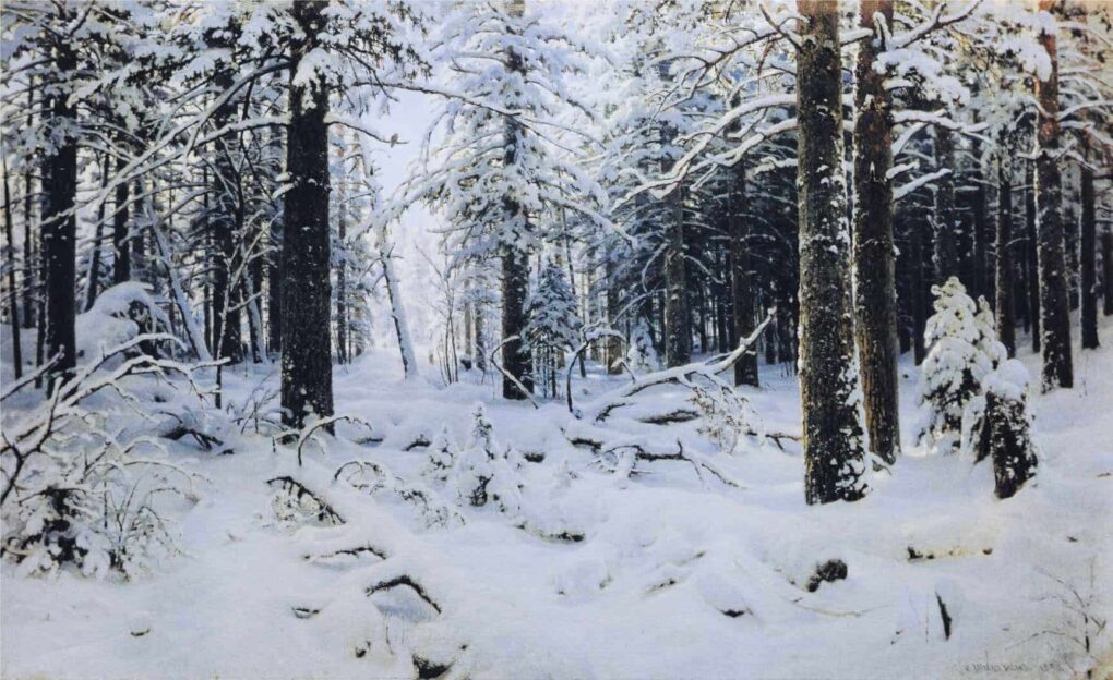 Hiver - Ivan Shishkin - Reproductions de tableaux et peintures haut de gamme