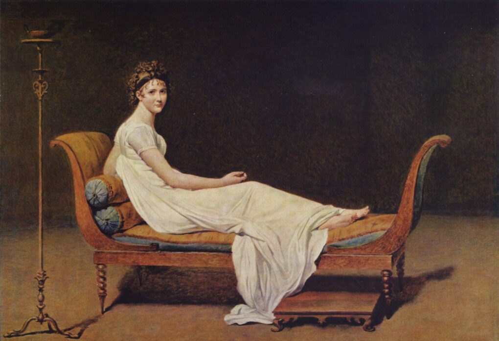 Portrait de Madame Récamier - Jacques-Louis David - Reproductions de tableaux et peintures haut de gamme