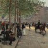 Avenue Parisienne - Jean Béraud - Reproductions de tableaux et peintures haut de gamme