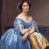 Portrait de la Princesse Albert de Broglie - Jean-Auguste-Dominique Ingres - Reproductions de tableaux et peintures haut de gamme