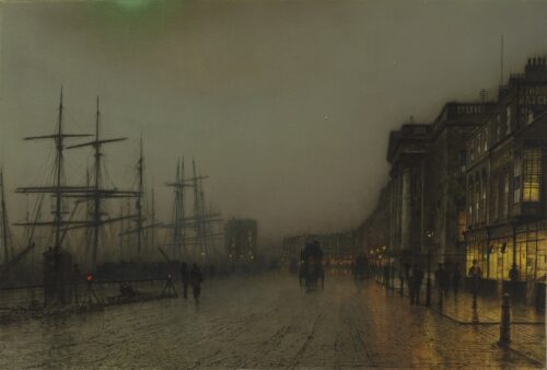 Canny Glasgow - John atkinson grimshaw - Reproductions de tableaux et peintures haut de gamme