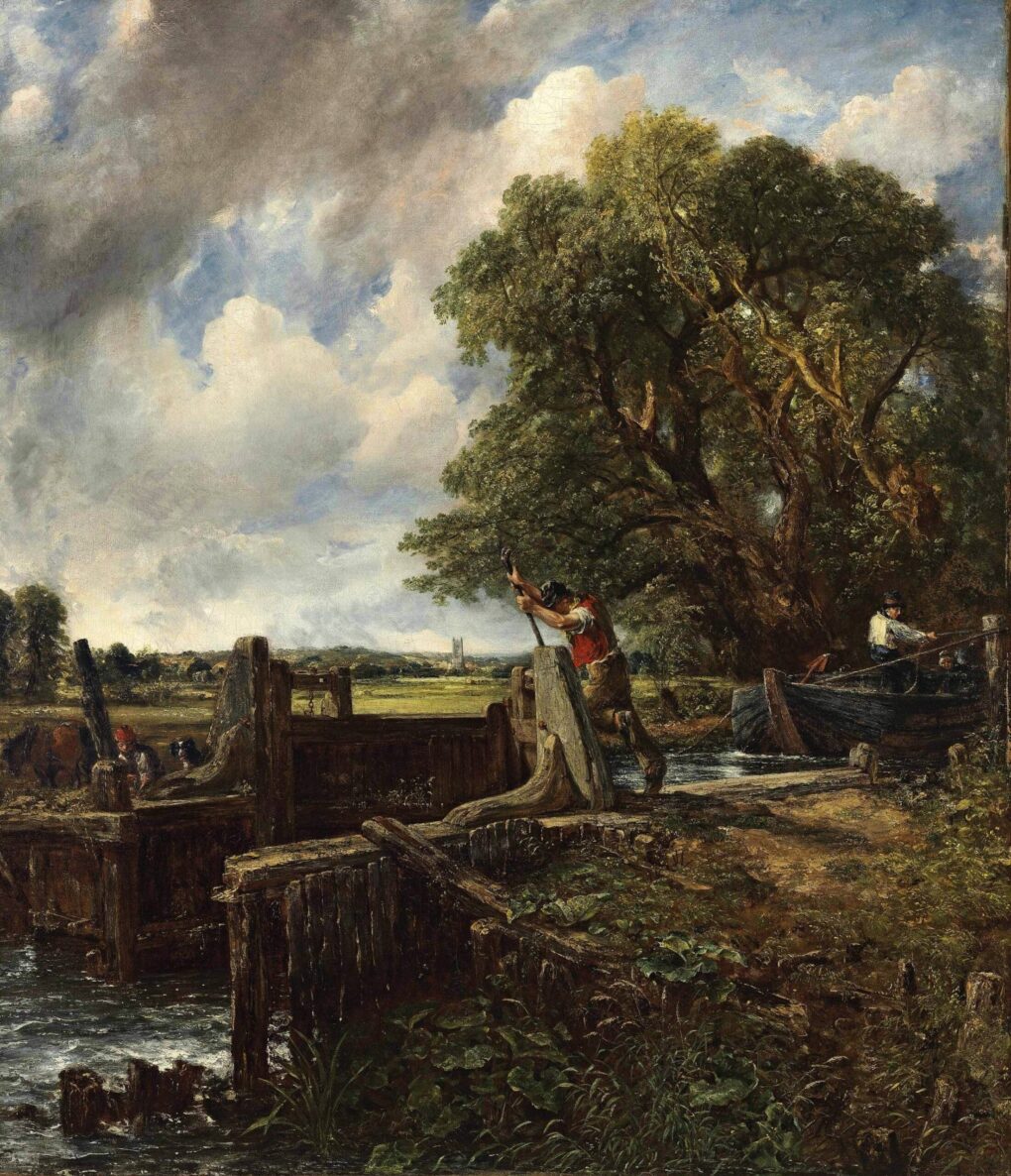 L'Écluse - John Constable - Reproductions de tableaux et peintures haut de gamme