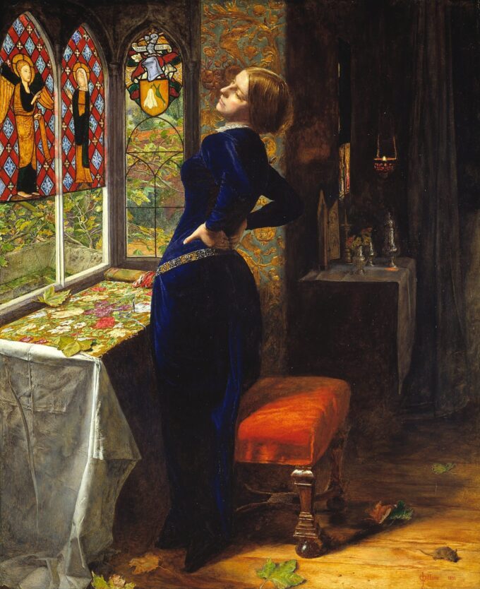 Mariana - John Everett Millais - Reproductions de tableaux et peintures haut de gamme