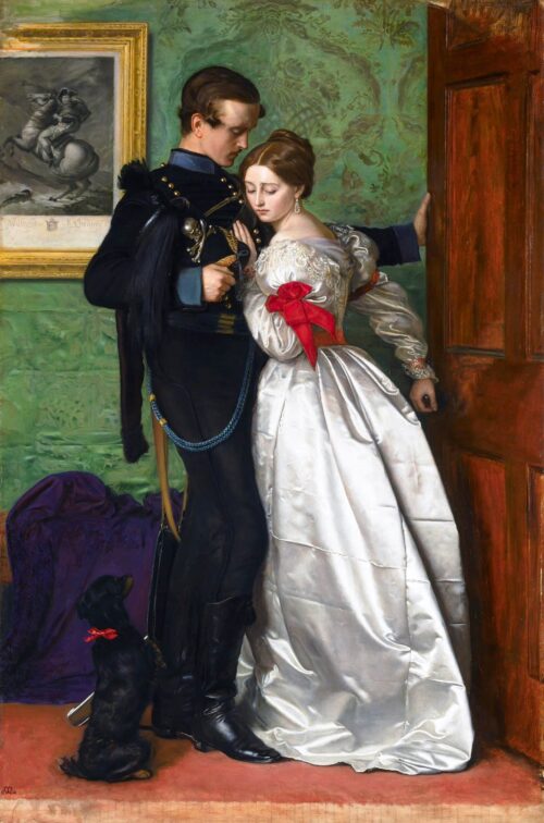 Le Brunswickois noir - John Everett Millais - Reproductions de tableaux et peintures haut de gamme