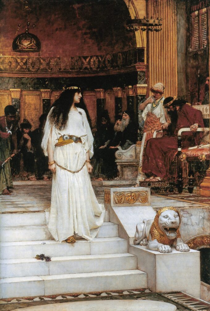 Mary Magdalene Leaving the Judgment Seat of Herod - John William Waterhouse Oil Painting Reproduction