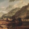 Bonneville (Savoie) avec le Mont Blanc - William Turner - Reproductions de tableaux et peintures haut de gamme